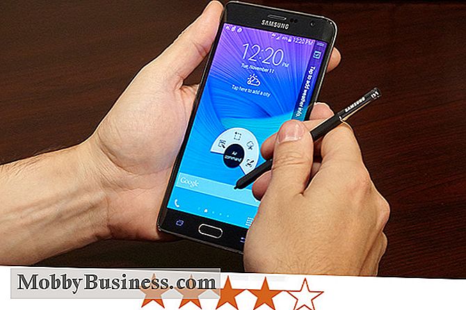 Galaxy Note Edge Review: Är det bra för företag?