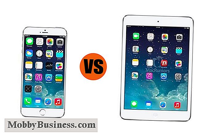 Το IPhone 6 Plus εναντίον του iPad Mini με οθόνη αμφιβληστροειδούς: Ποιό είναι καλύτερο για την επιχείρησή σας; ένα phablet να αντικαταστήσει ένα tablet;