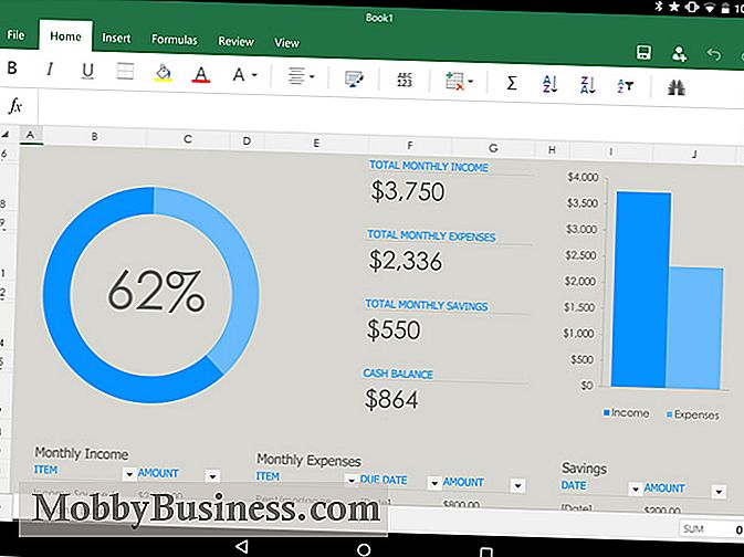 Microsoft Office for Tabletter (Android) Review: Er det godt for erhvervslivet?