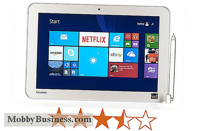 Toshiba Encore 2 Skriv Tablet Review: Er det godt for erhvervslivet?