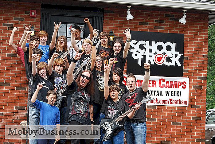 Instantánea de pequeña empresa: School of Rock